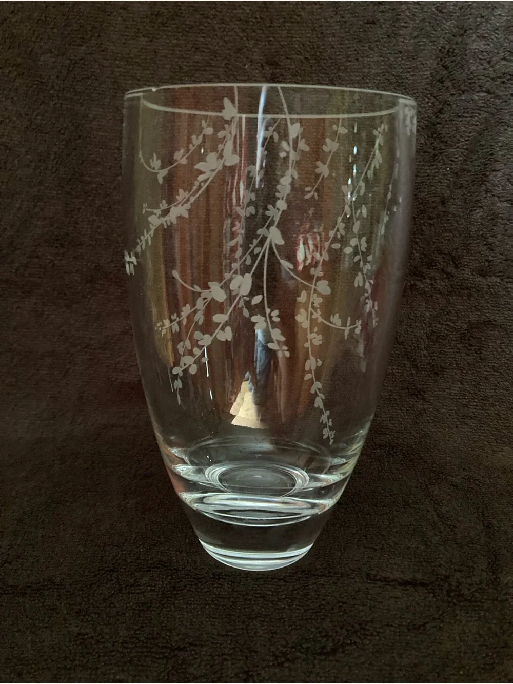 Kate Spade New York Gardner Street Bouquet Vase 8.5” Clear  Floral  Lenox